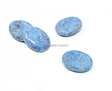 Ruby Kyanite Worry Stone