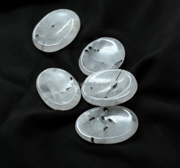 Black Rutile Worry stone